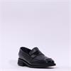 Marco Moreo Maura Wingtip Slip On Loafer - Navy Combi